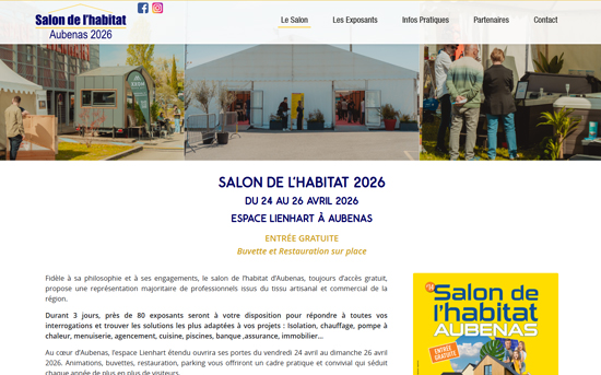 Site internet Comité Foire et Salons