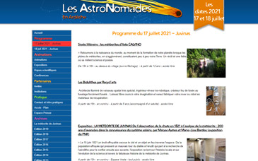 Site internet Les AstroNomades