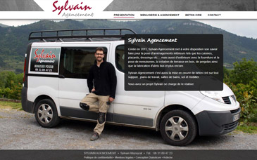 Site internet Sylvain Agencement